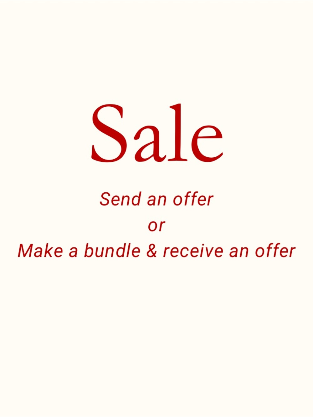 Make an offer today, Make a bundle